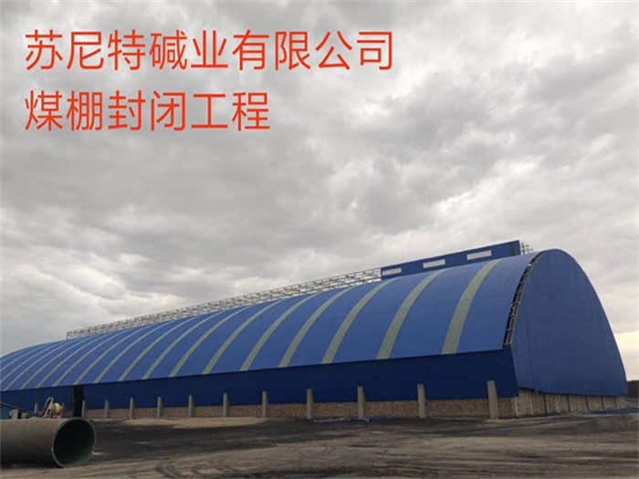 新泰碱业有限公司煤棚封闭工程